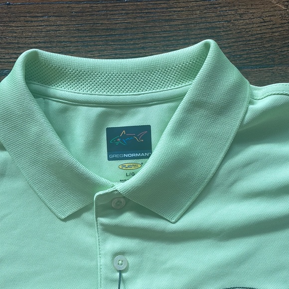 Greg Norman pro series polo line green size L NWT - Picture 3 of 5